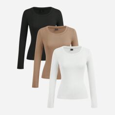 Акція на Жіночий лонгслів SHEIN GD-00226413 L Хакі від Rozetka