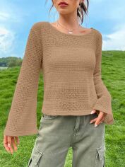 Акція на Джемпер жіночий SHEIN GD-00207226 S Хакі від Rozetka