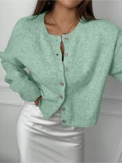 Акція на Кардиган жіночий SHEIN GD-00212765 L Зелений від Rozetka