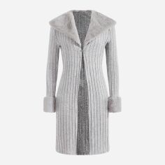 Акція на Жіночий кардиган SHEIN GD-00223704 L Сірий від Rozetka