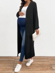 Акція на Жіночий кардиган SHEIN GD-00217458 L Чорний від Rozetka