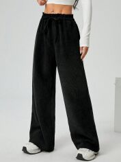 Акція на Штани жіночі Shein GD-00208831 L-Petite Чорні від Rozetka