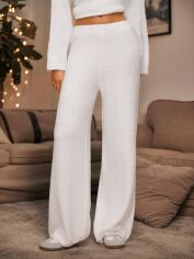 Акція на Штани жіночі SHEIN GD-00204939 L Білі від Rozetka
