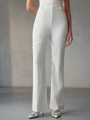 Акція на Штани жіночі SHEIN GD-00223089 M Білі від Rozetka
