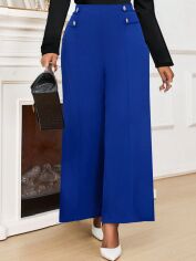 Акція на Штани жіночі SHEIN GD-00228107 3XL Сині від Rozetka