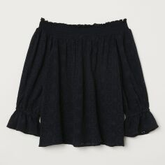 Акція на Блузка жіноча H&M XAZ173108YADB 46 Чорна від Rozetka