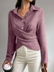 Акція на Блузка жіноча SHEIN GD-00205058 S Лілова від Rozetka
