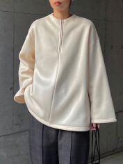 Акція на Блузка жіноча SHEIN GD-00227965 2XL Бежева від Rozetka