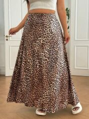 Акція на Спідниця жіноча SHEIN GD-00223113 2XL Коричнева від Rozetka
