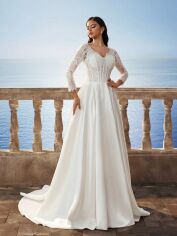 Акція на Сукня осіння жіноча SHEIN GD-00204185 M Біла від Rozetka