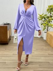 Акція на Сукня осіння жіноча SHEIN GD-00227556 3XL Фіолетова від Rozetka