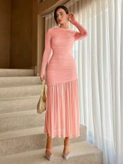 Акція на Сукня жіноча SHEIN GD-00219243 XS Коралова від Rozetka
