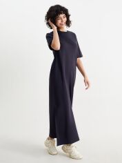 Акція на Сукня-футболка довга літня жіноча C&A GD-00192399 L Темно-синя від Rozetka