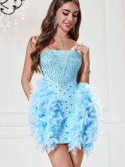 Акція на Сукня жіноча SHEIN GD-00218462 XL Синя від Rozetka