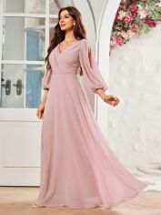 Акція на Сукня осіння жіноча SHEIN GD-00208439 M Рожева від Rozetka
