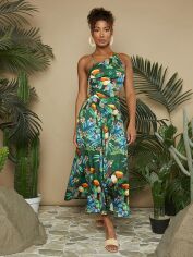Акція на Сукня літня жіноча Shein GD-00226530 S Різнокольорова від Rozetka