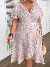 Акція на Сукня жіноча SHEIN GD-00205050 US 24/26 Комбінована від Rozetka