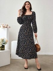 Акція на Сукня осіння жіноча SHEIN GD-00208922 L Комбінована від Rozetka
