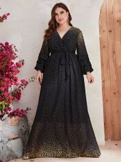 Акція на Плаття жіноче SHEIN GD-00184696 1XL Чорне від Rozetka