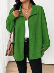Акція на Толстовка жіноча SHEIN GD-00225532 3XL Зелена від Rozetka