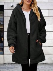 Акція на Толстовка жіноча SHEIN GD-00225955 3XL Чорна від Rozetka