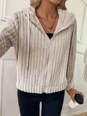 Акція на Толстовка жіноча SHEIN GD-00200973 M Хакі від Rozetka