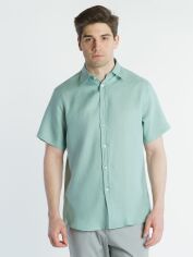 Акція на Сорочка літня чоловіча er Ralph.2 SS M04.11.34.321 42 Зелена від Rozetka