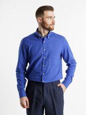 Акція на Сорочка бавовняна чоловіча er Linen Shirt 2 M05.13.06.222 41-42 Синя від Rozetka