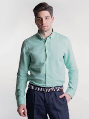 Акція на Сорочка чоловіча er Ralph SS M05.13.30.231 41-42 М'ятна від Rozetka