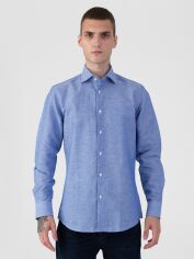 Акція на Сорочка чоловіча er Linen Shirt 2 M05.15.06.222 41-42 Синя від Rozetka