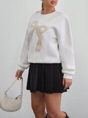 Акція на Світшот жіночий SHEIN GD-00195553 1XL Білий від Rozetka