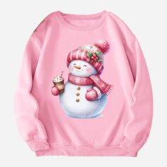 Акція на Світшот жіночий SHEIN GD-00201221 XL Рожевий від Rozetka
