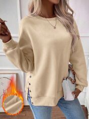 Акція на Світшот жіночий SHEIN GD-00202606 L Кремовий від Rozetka