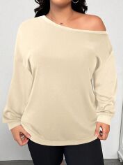 Акція на Світшот жіночий SHEIN GD-00206808 0XL Хакі від Rozetka
