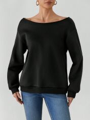 Акція на Світшот жіночий SHEIN GD-00202572 S-Tall Чорний від Rozetka