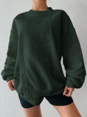 Акція на Світшот жіночий SHEIN GD-00213963 L Зелений від Rozetka