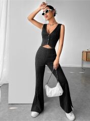 Акція на Костюм жіночий SHEIN GD-00210627 S Чорний від Rozetka