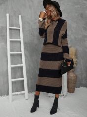 Акція на Костюм жіночий SHEIN GD-00194522 XL Коричневий від Rozetka