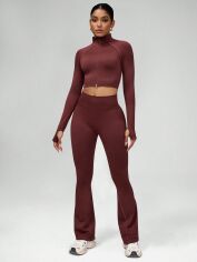 Акція на Костюм жіночий SHEIN GD-00192993 L Коричневий від Rozetka