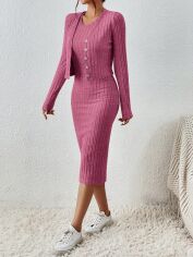 Акція на Костюм жіночий SHEIN GD-00225709 M Фуксія від Rozetka