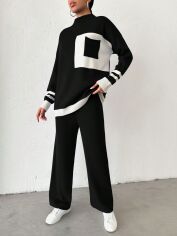 Акція на Костюм жіночий SHEIN GD-00194515 One Size Чорний від Rozetka