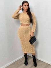 Акція на Костюм жіночий SHEIN GD-00201131 S Хакі від Rozetka
