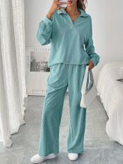 Акція на Костюм жіночий SHEIN GD-00201891 XL М'ятний від Rozetka