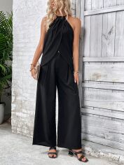 Акція на Костюм жіночий SHEIN GD-00206403 XL Чорний від Rozetka