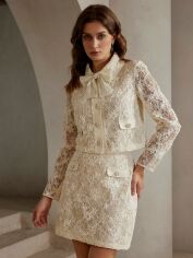 Акція на Костюм жіночий SHEIN GD-00209990 L Кремовий від Rozetka