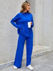 Акція на Костюм жіночий SHEIN GD-00218958 One Size Синій від Rozetka