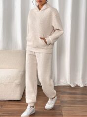 Акція на Спортивний костюм жіночий SHEIN GD-00204702 M Кремовий від Rozetka