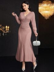 Акція на Костюм жіночий SHEIN GD-00194201 M Світло-рожевий від Rozetka