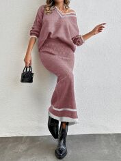 Акція на Костюм жіночий SHEIN GD-00194490 One Size Кораловий від Rozetka