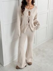 Акція на Костюм жіночий SHEIN GD-00213551 M Кремовий від Rozetka